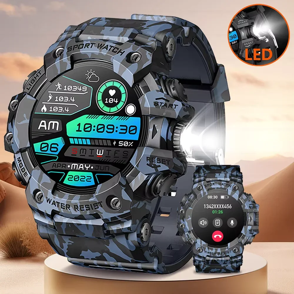 Smartwatch Health Watches - Men's Outdoor Sports Smart Watch Waterproof
