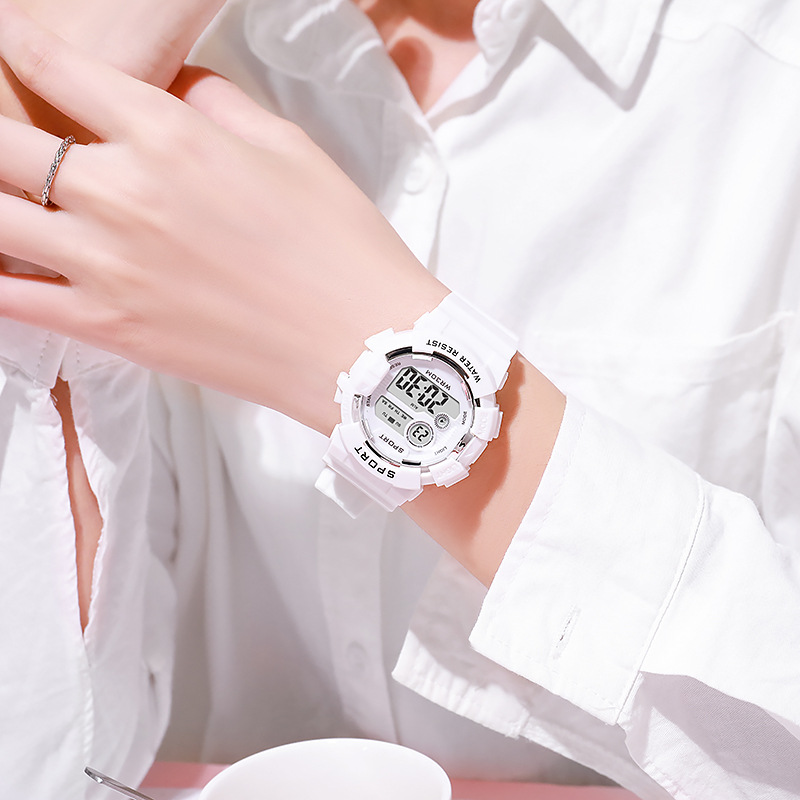 Smartwatch Digital Watches For Kid Boy With Alarm - YIKAZE Kids Watches Fashion Luminous Waterproof