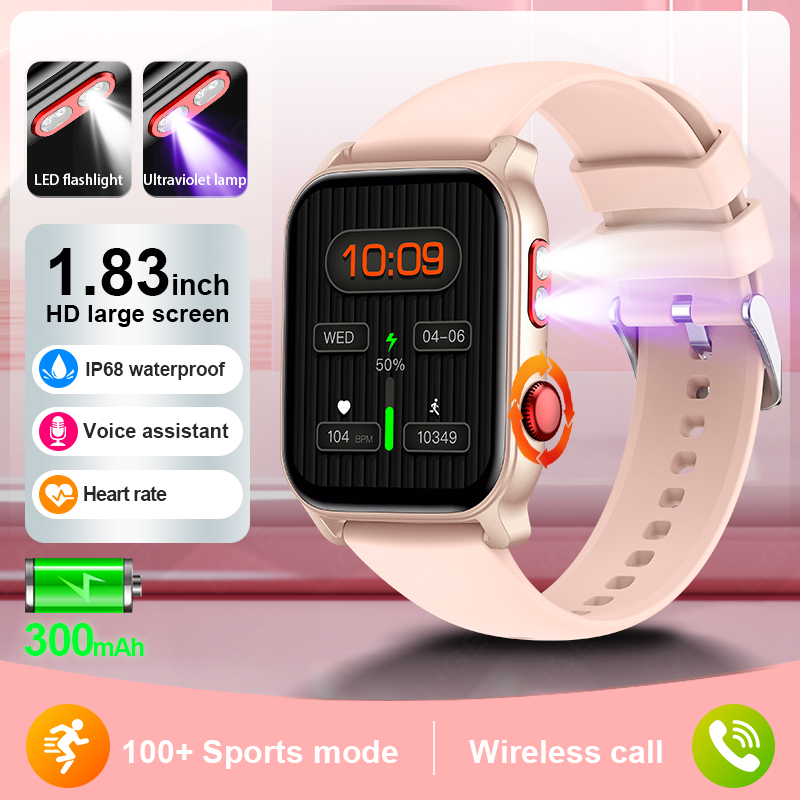 Smartwatch Purple Watches For Women - LIGE Ultra thin Smart Watch Women