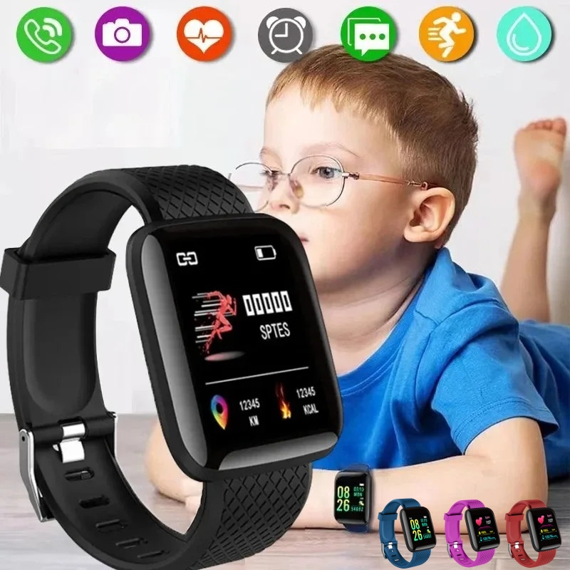 Smartwatch Digital Watches For Kid Boy With Alarm - Smart Watch Sport Fitness Kids Clock