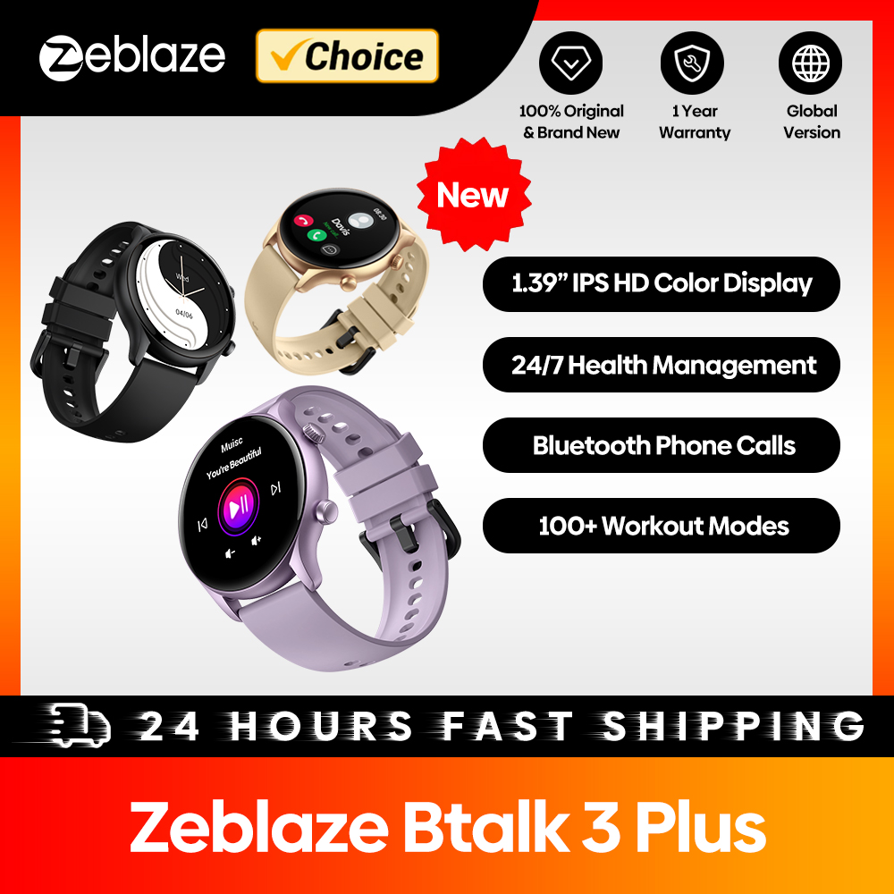 Smartwatch New Watches For Men - New Zeblaze Btalk 3 Plus Voice