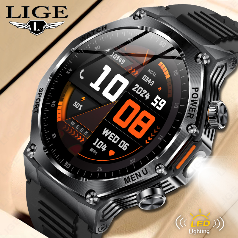 Smartwatch Latest Watches For Men - LIGE New Men 800mAh Ultra Long