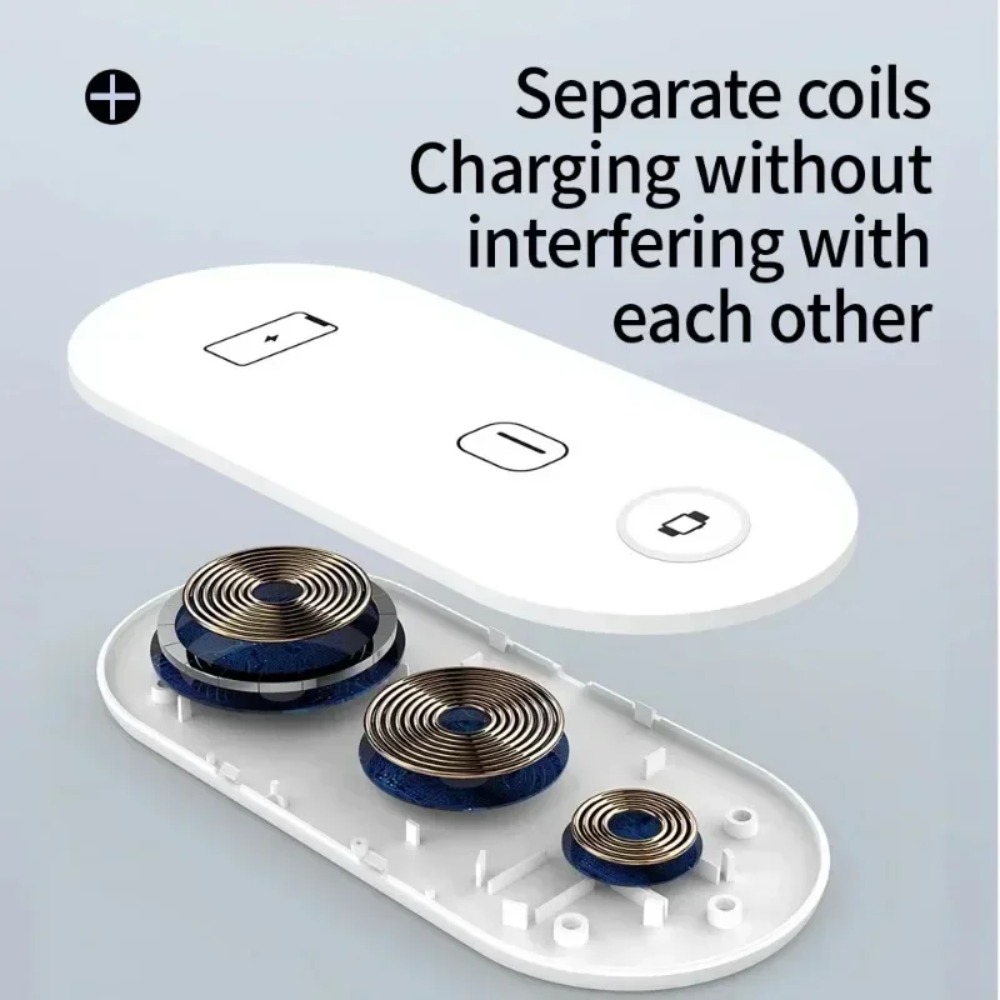 Smartwatch Apple Watch - 3-in-1 Wireless Charging Pad Fast Charger