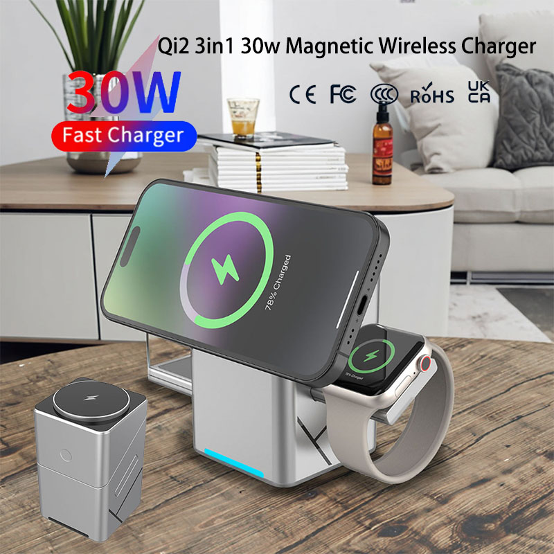 Smartwatch Apple Watch - 15W Touch Rotating Magnetic Multi-function 3
