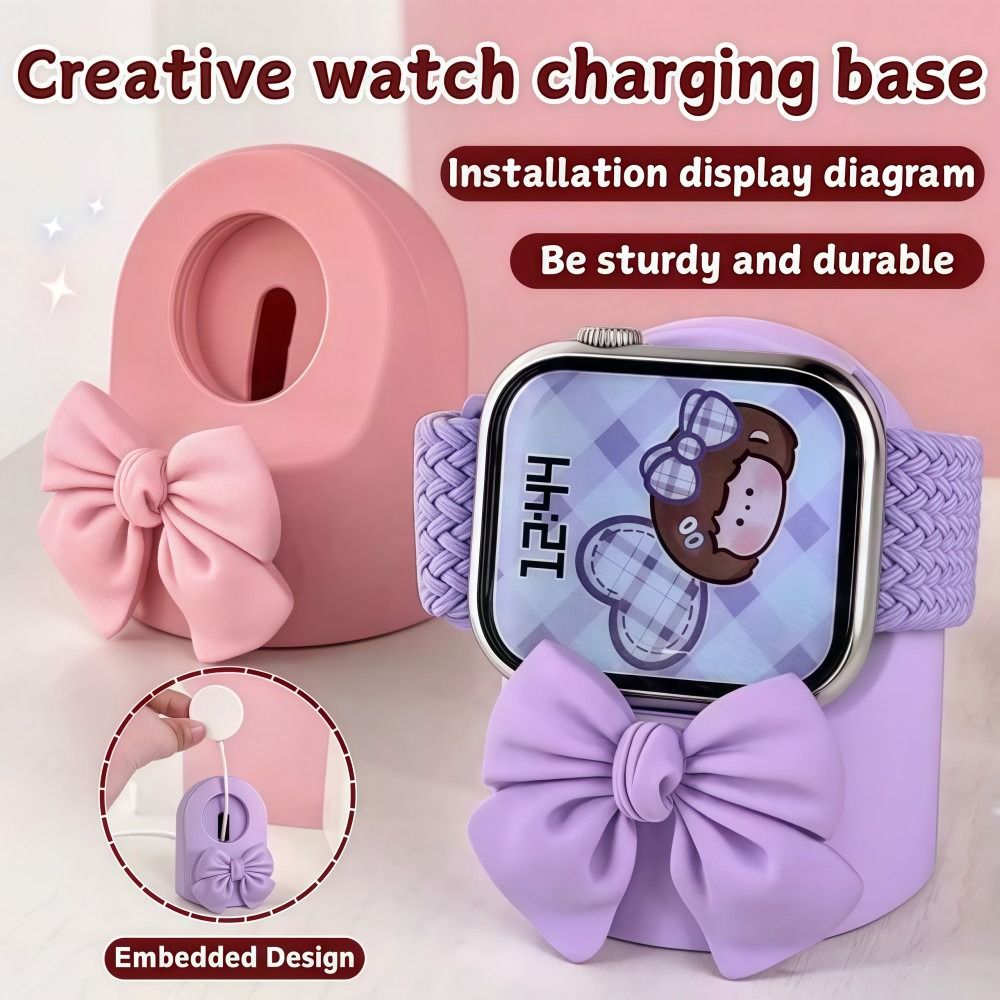 Bow Smart Watch Charger Stand  - Smartwatch Apple Watch recension och pris