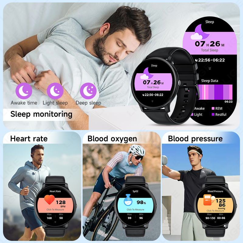 LIGE Bluetooth Call Women Smar - Smartwatch Latest Watches For Men recension och pris