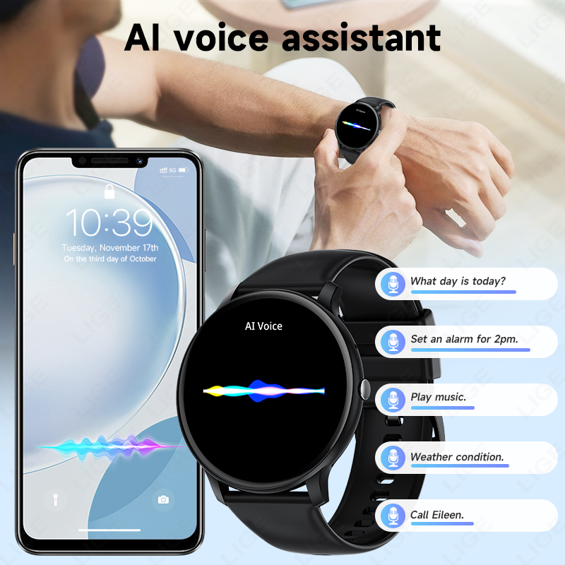 LIGE Bluetooth Call Women Smar - Smartwatch Latest Watches For Men recension och pris