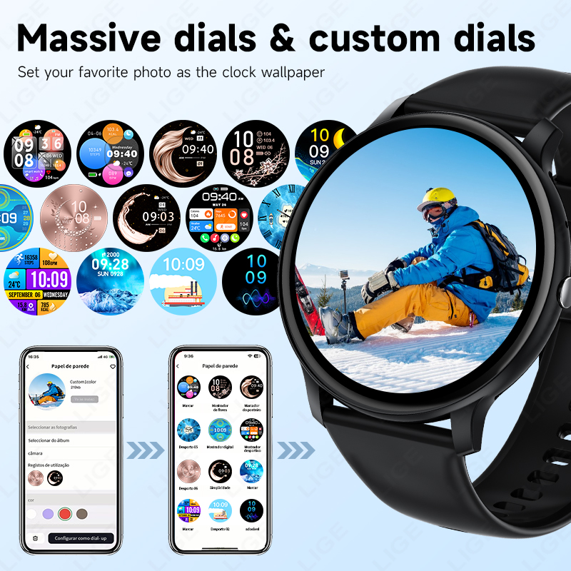 LIGE Bluetooth Call Women Smar - Smartwatch Latest Watches For Men recension och pris