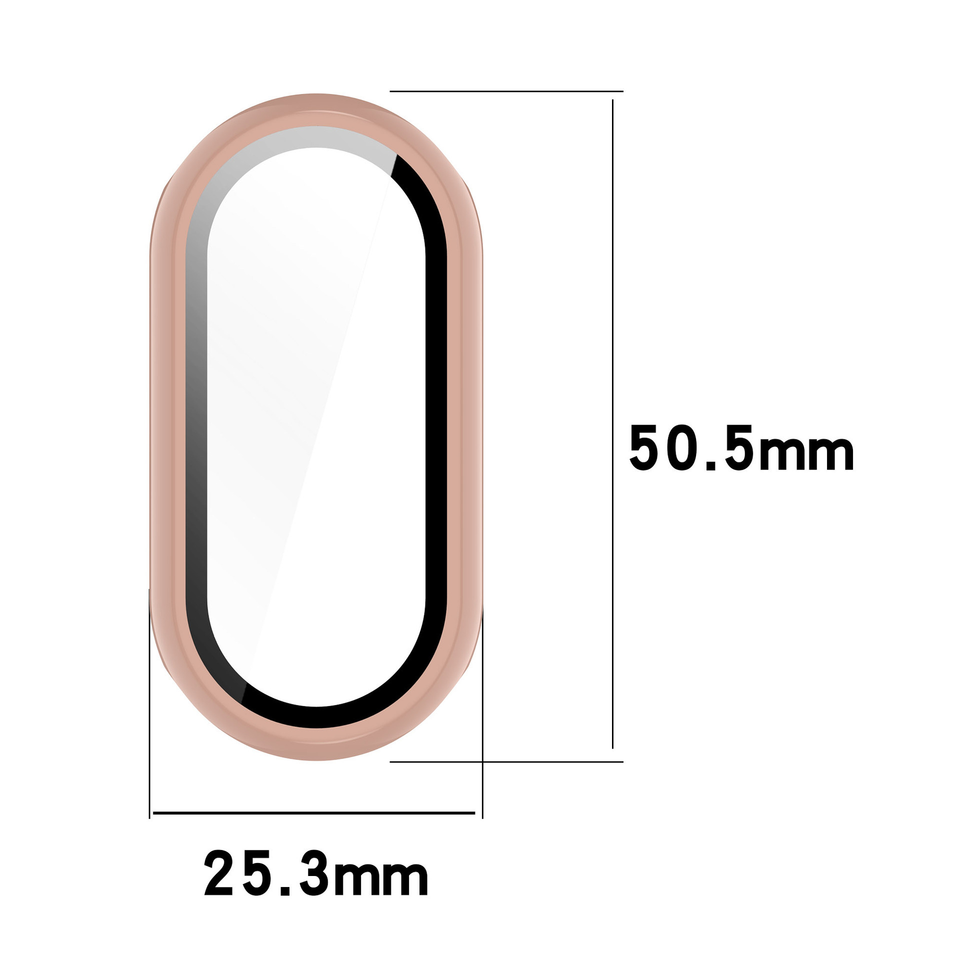 Tempered Glass+PC Case For Xia - Watch Crystal Replacement recension och pris