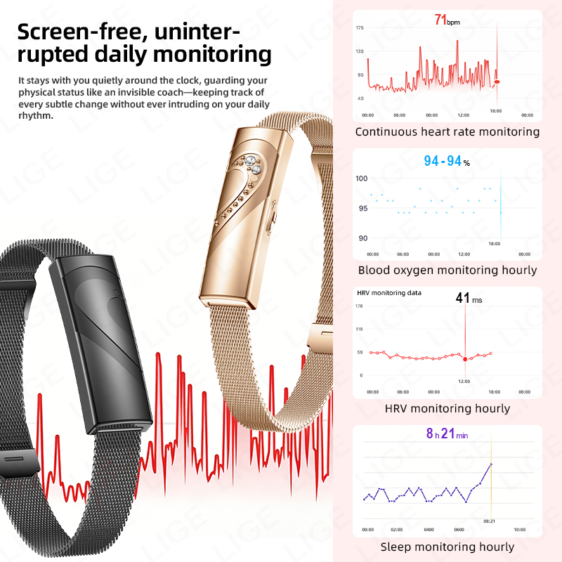 LIGE Smart Bracelet Real-time  - Couple Watches Smartwatch recension och pris