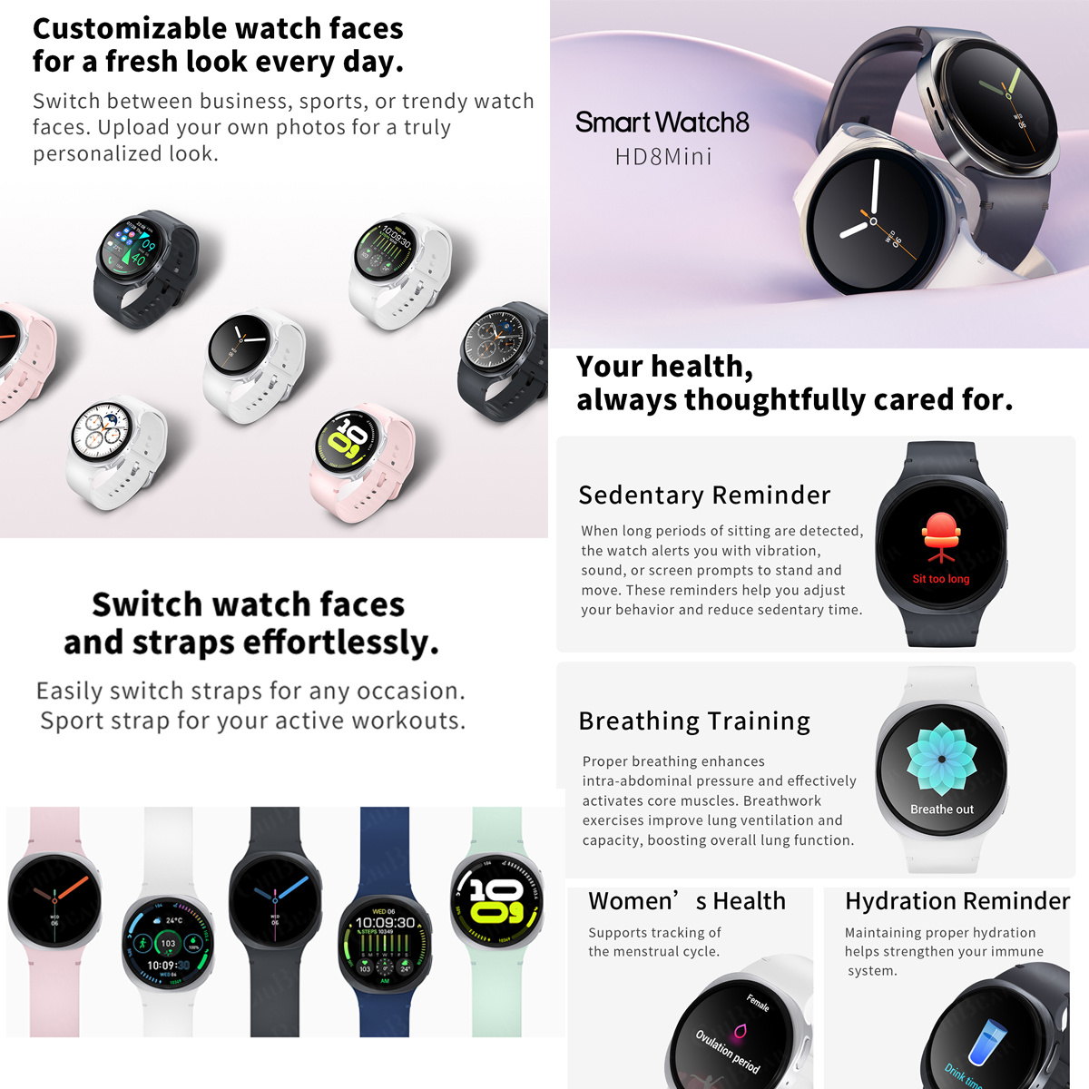 2026 New Watches 8 Mini GPS Tr - Smartwatch New Watches For Men recension och pris