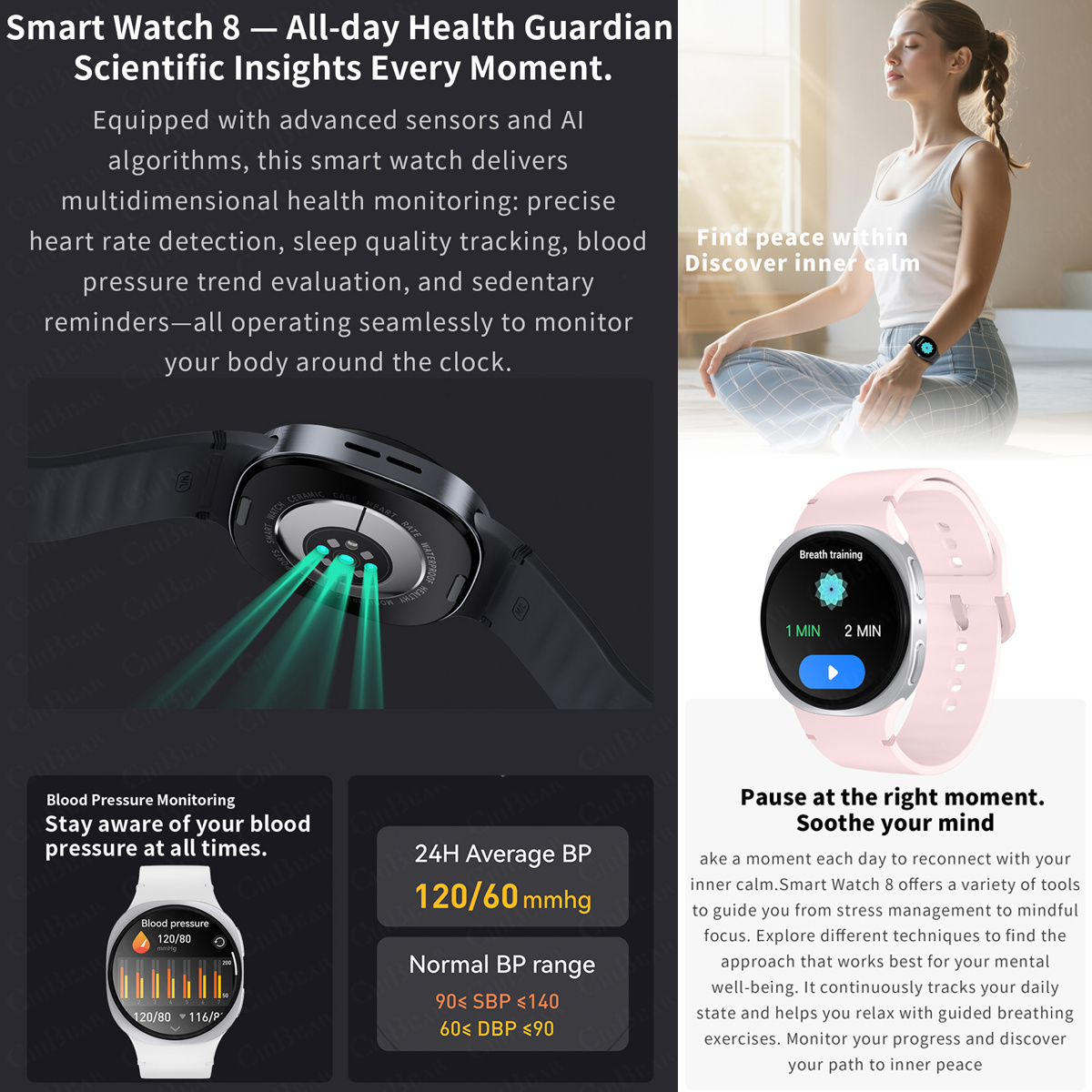 2026 New Watches 8 Mini GPS Tr - Smartwatch New Watches For Men recension och pris