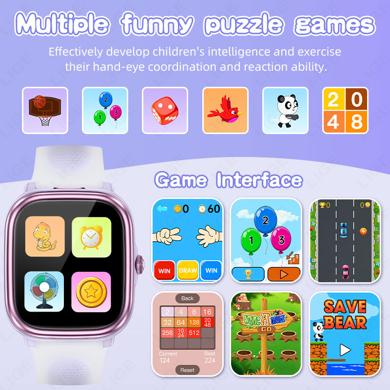 LIGE Kids Smart Watch 1.83inch - French Connection Watches Smartwatch App recension och pris