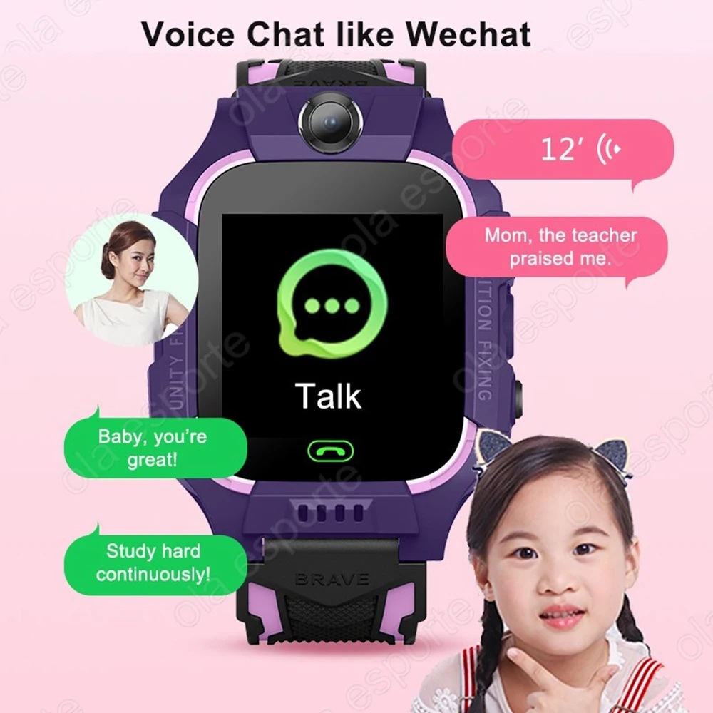 Q12 Kids Smart 2G Call Phone W - Smartwatch Digital Watches For Kid Boy With Alarm recension och pris
