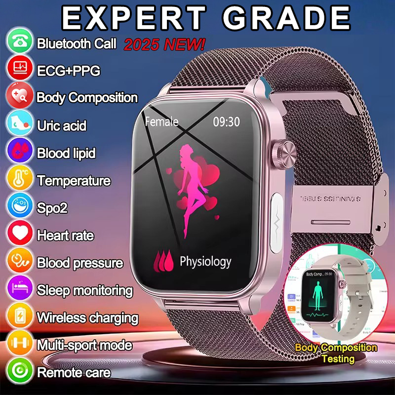 2025 New ECG+PPG Monitoring Sm - Smartwatch Health Watches recension och pris