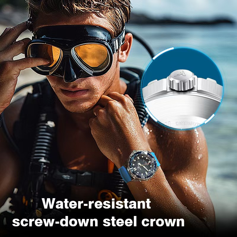 Stainless Steel Diving Watch S - Smartwatch Ring Watches recension och pris