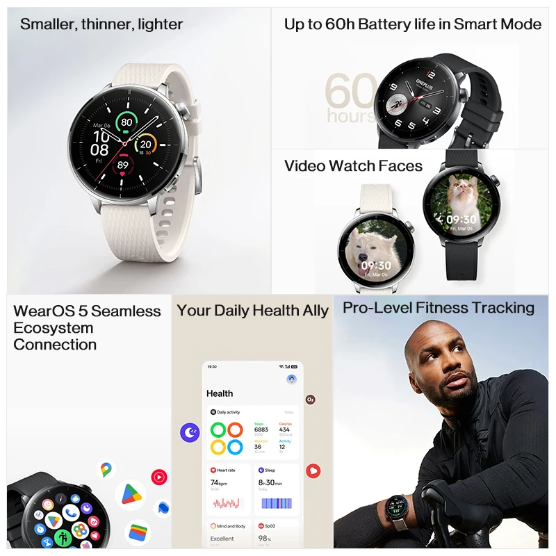 Global Version OnePlus Watch 3 - Watch Esim recension och pris