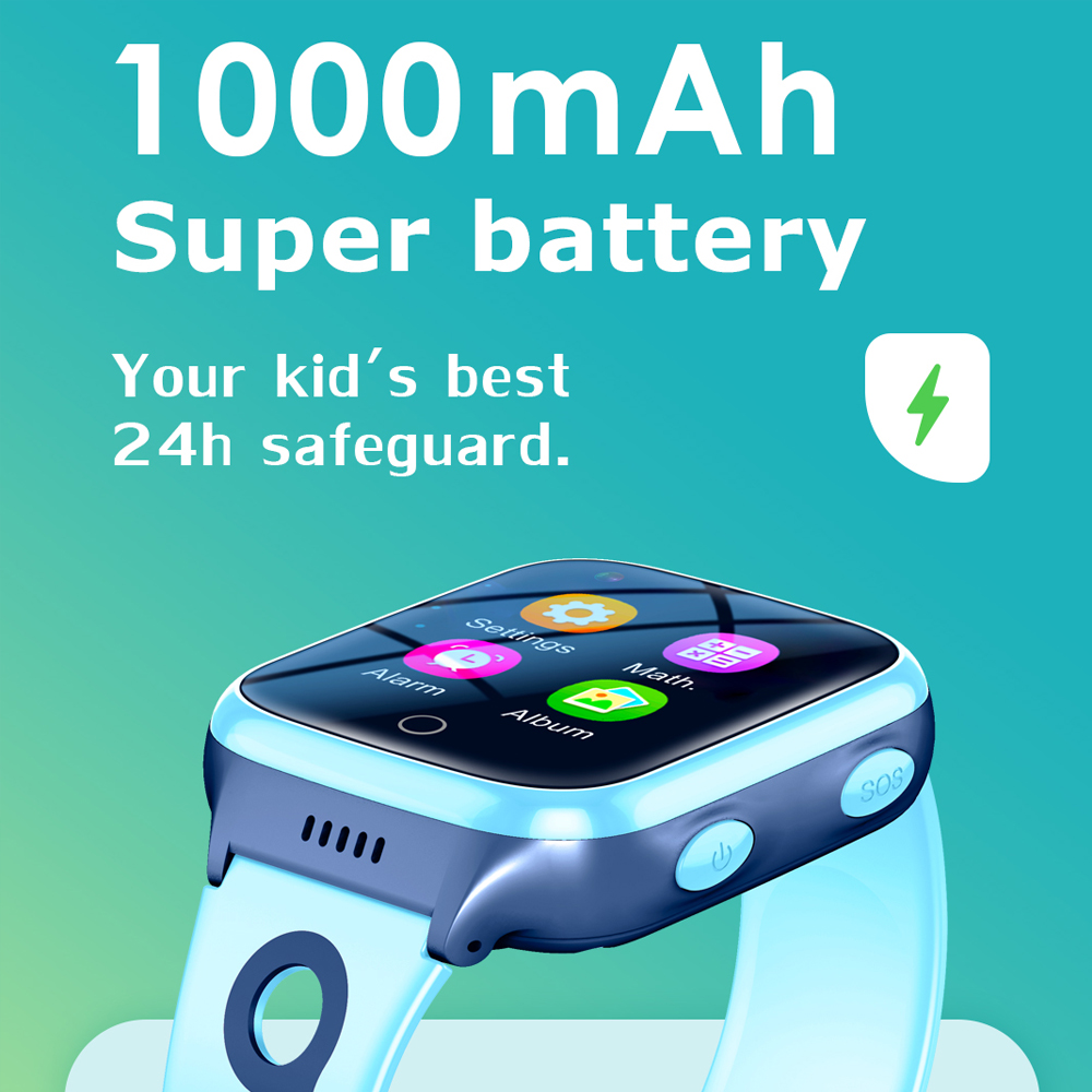 Hot 4G Kids Smartwatch 1000 Ma - Smartwatch Digital Watches For Kid Boy With Alarm recension och pris