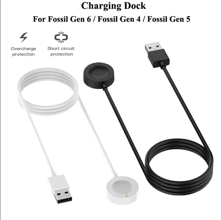 USB Magnetic Fast Charger Dock - Fossil Watches Smartwatch Gen 5 recension och pris