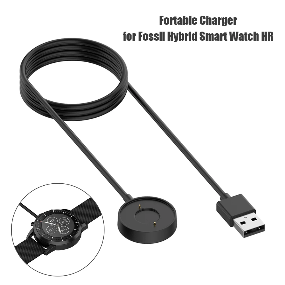 3 Feet Cable USB Charger Small - Fossil Watches Smartwatch Hybrid recension och pris