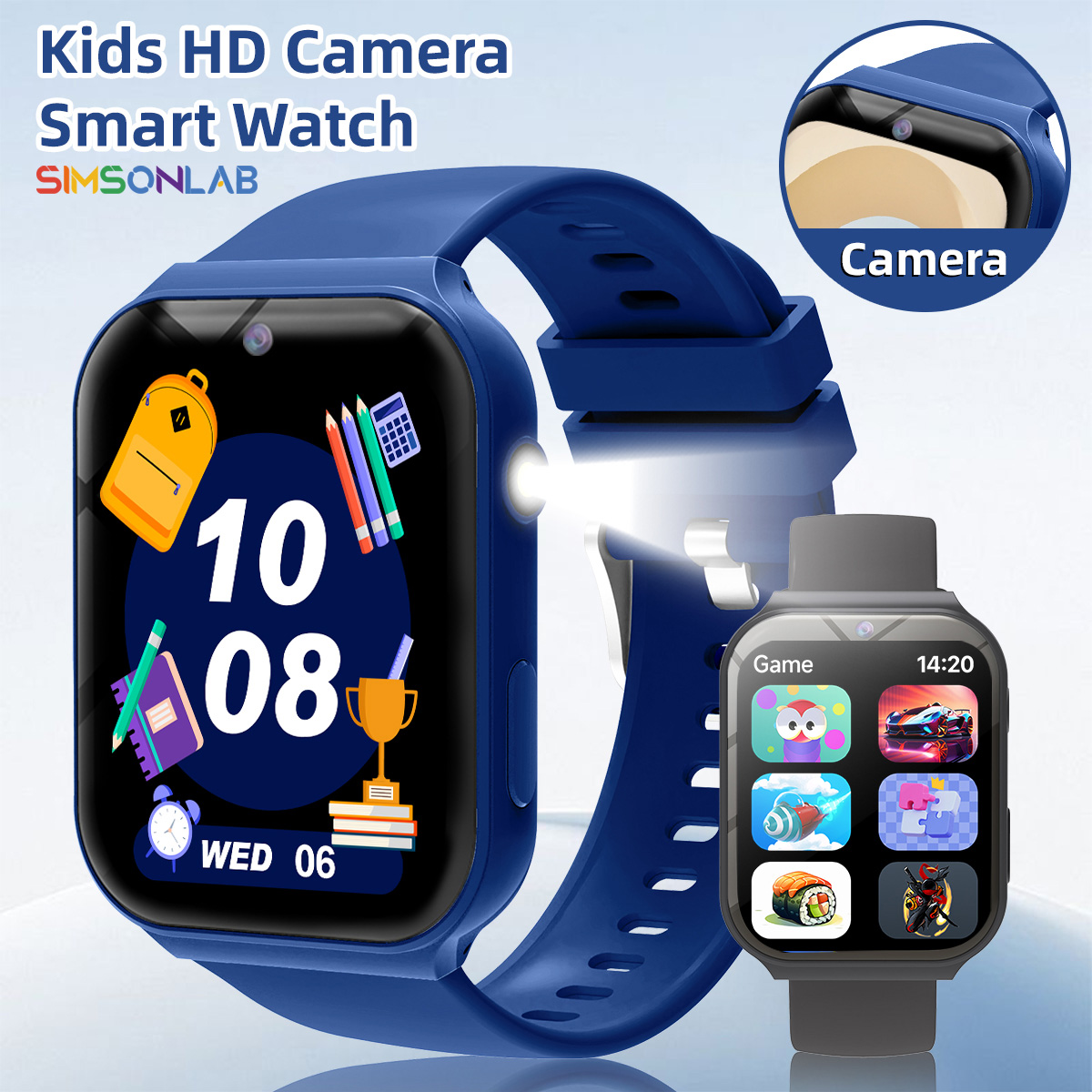 Study Partners for Kids HD Cam - Smartwatch Watches For Kid Boy Waterproof recension och pris