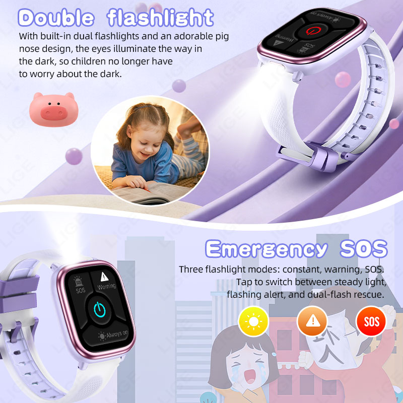 LIGE Kids Girls Boys Present S - French Connection Watches Smartwatch App recension och pris