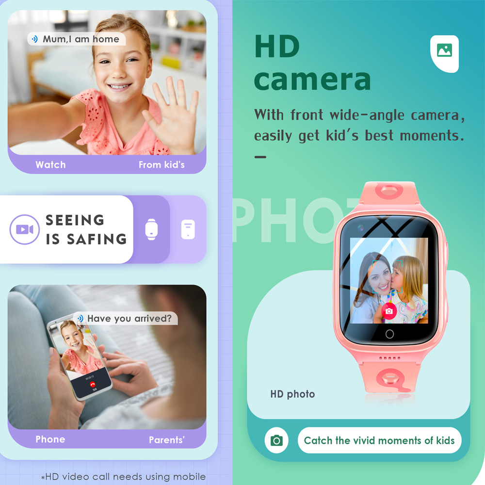 4G Smart Watch Kids GPS WiFi V - Smartwatch Watches For Kid Boy Waterproof recension och pris