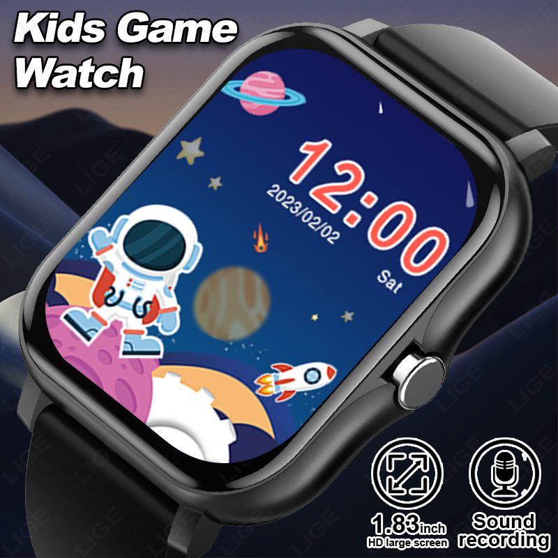 LIGE 2025 Audiobook Children S - Smartwatch Digital Watches For Kid Boy With Alarm recension och pris