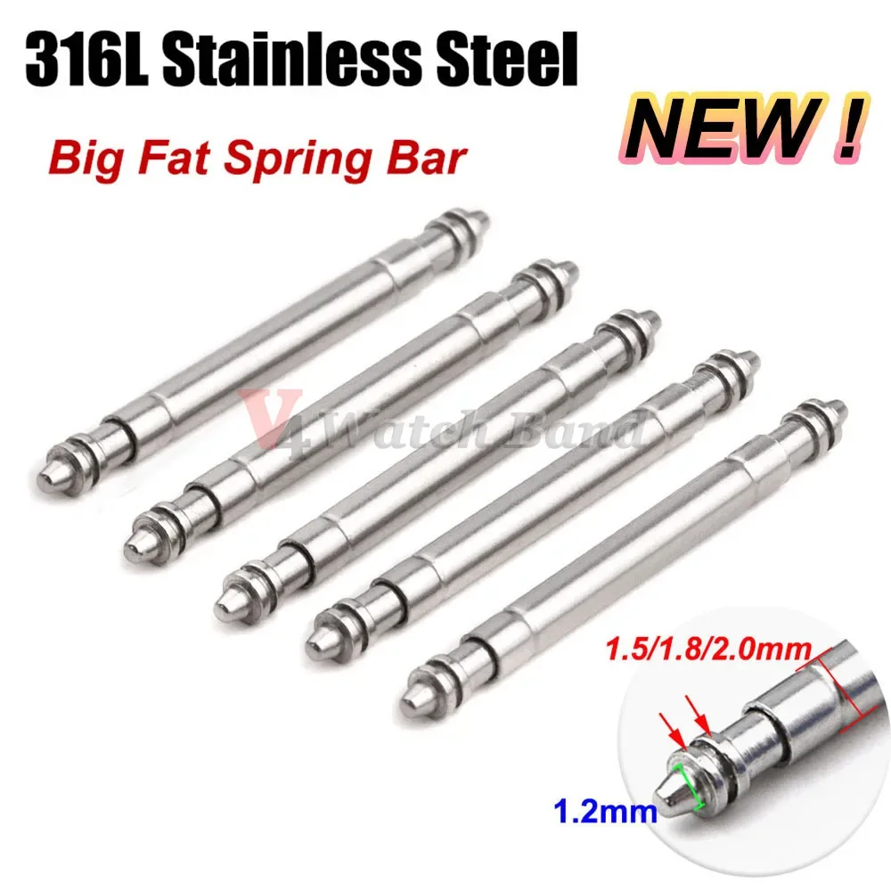 316L Stainless Steel Big Fat W - Spring Bar Tool recension och pris