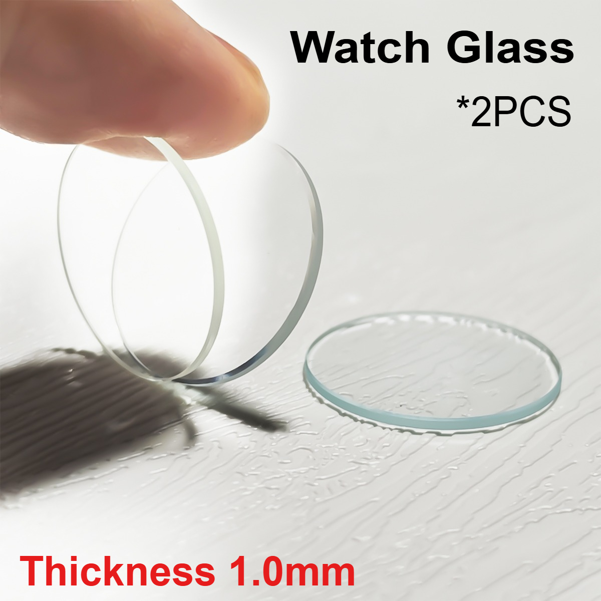 2 Pieces 15 - 45mm Flat Round  - Watch Crystal Replacement recension och pris
