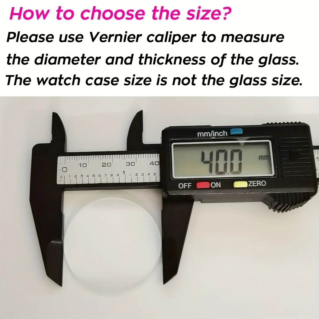 2 Pieces 15 - 45mm Flat Round  - Watch Crystal Replacement recension och pris