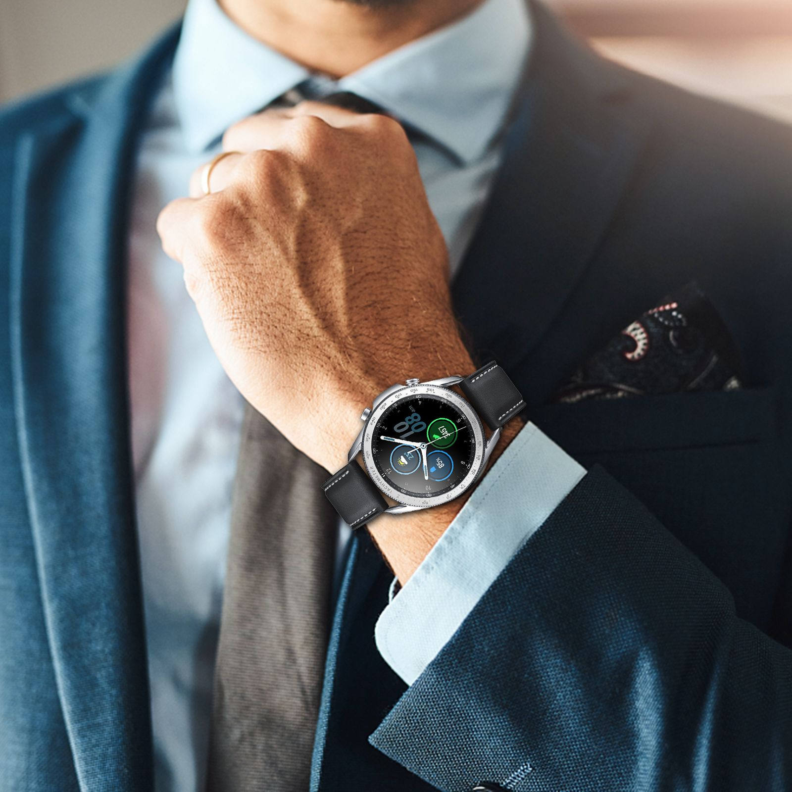Aluminum Alloy Watch Bezel Rin - Smartwatch Ring Watches recension och pris