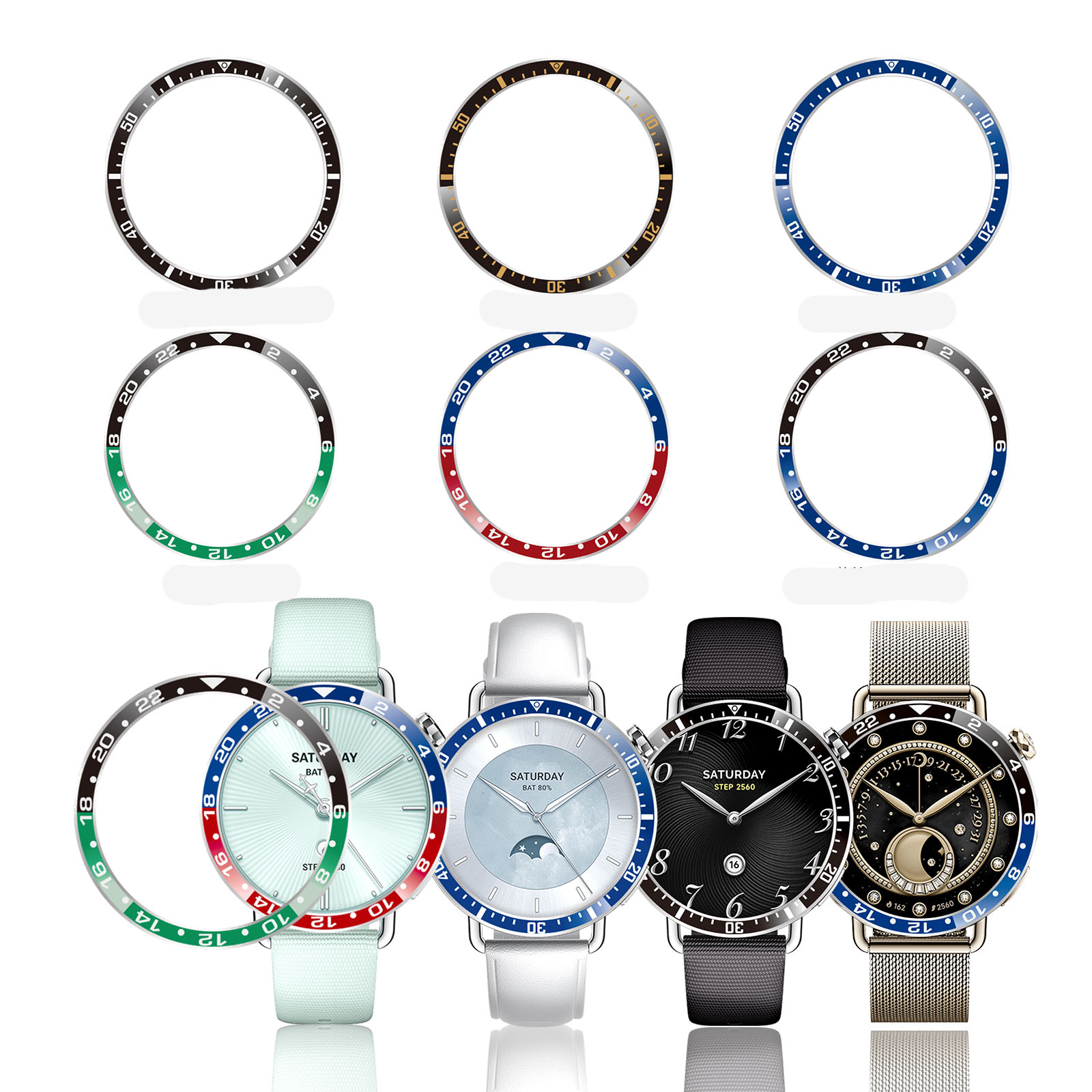 Heorland Case  Xiaomi Watch S4 - Smartwatch Ring Watches recension och pris