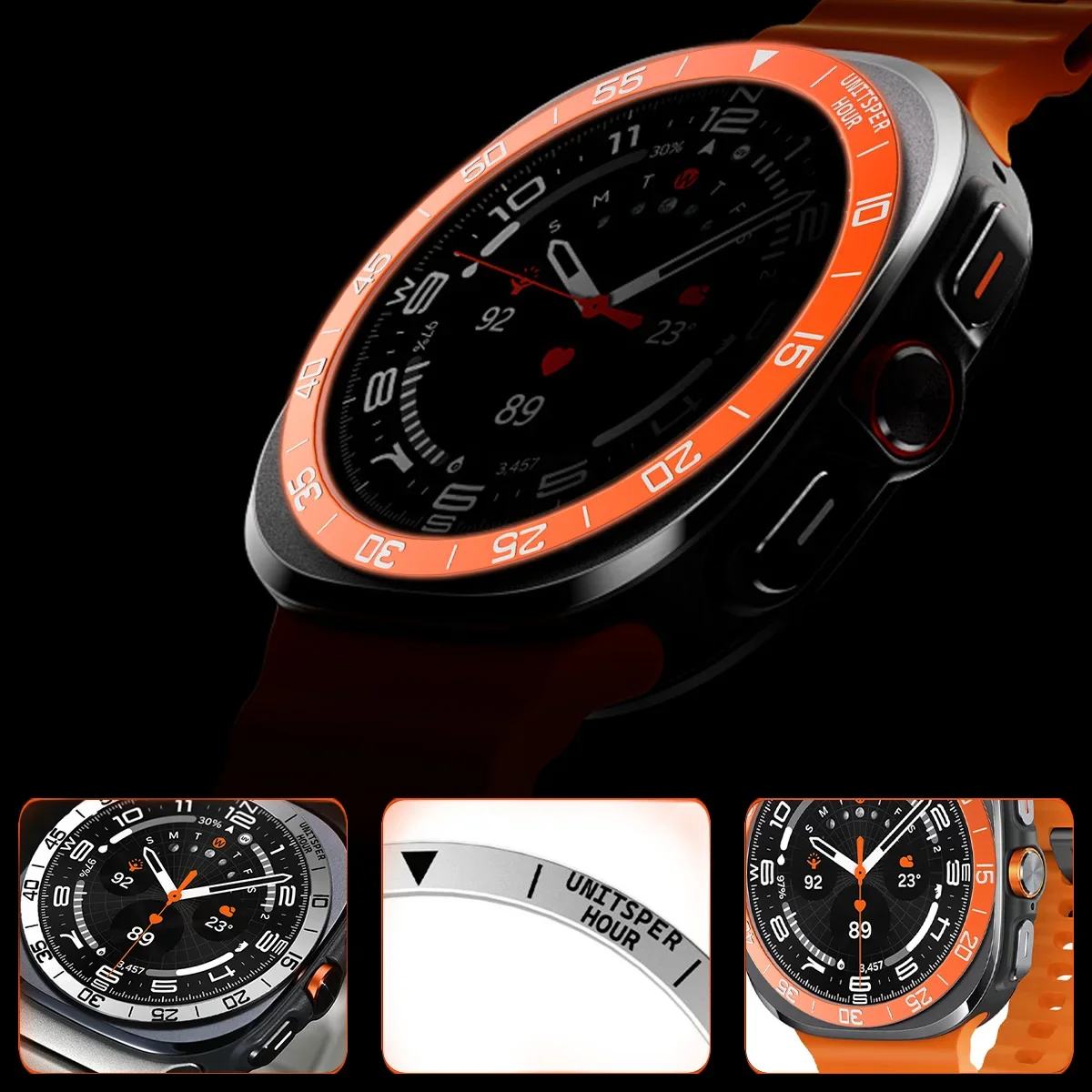 Metal Cover Bezel Ring Case Fo - Smartwatch Ring Watches recension och pris