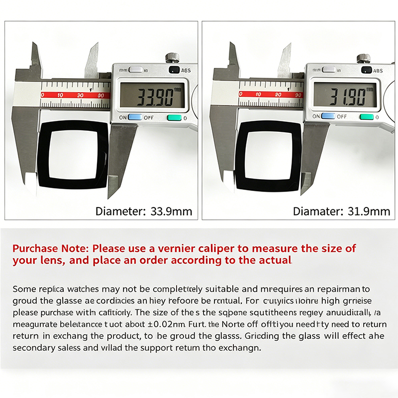 Square Domed Mineral Watch Cry - Watch Crystal Replacement recension och pris