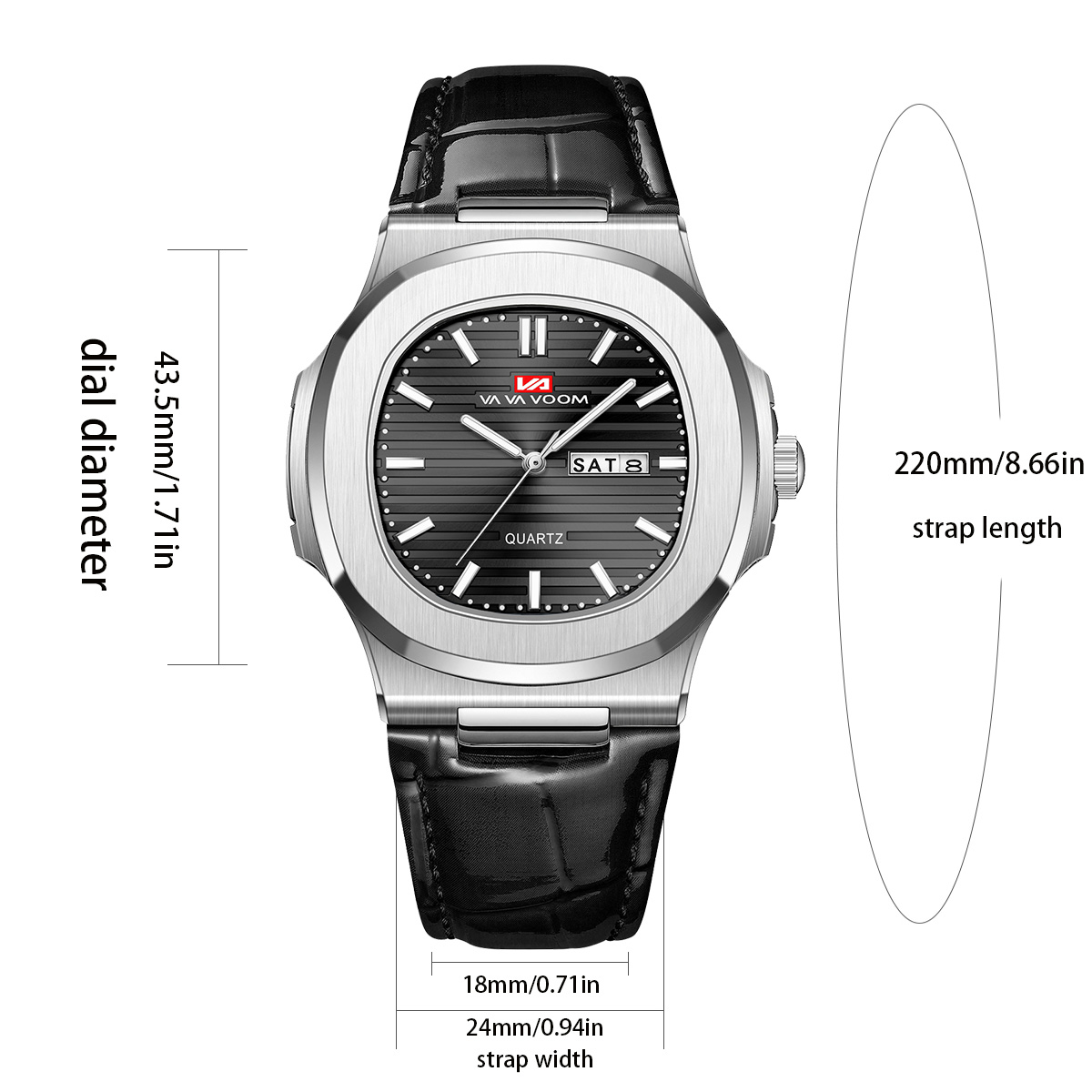 Luxury Men Quartz Watch 40mm B - Couple Watches Smartwatch recension och pris