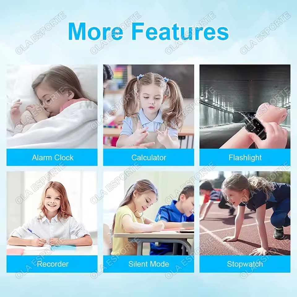 New Smart Watch Kids Waterproo - Smartwatch Digital Watches For Kid Boy With Alarm recension och pris