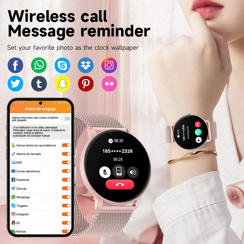 LIGE 2026 Sports Fitness Watch - Smartwatch Latest Watches For Men recension och pris
