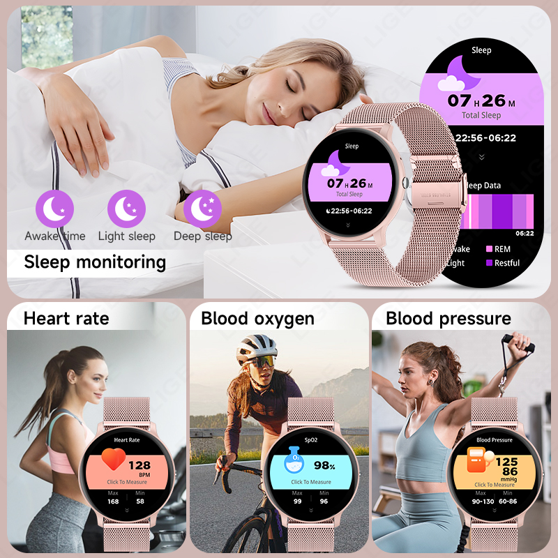 LIGE 2026 Sports Fitness Watch - Smartwatch Latest Watches For Men recension och pris