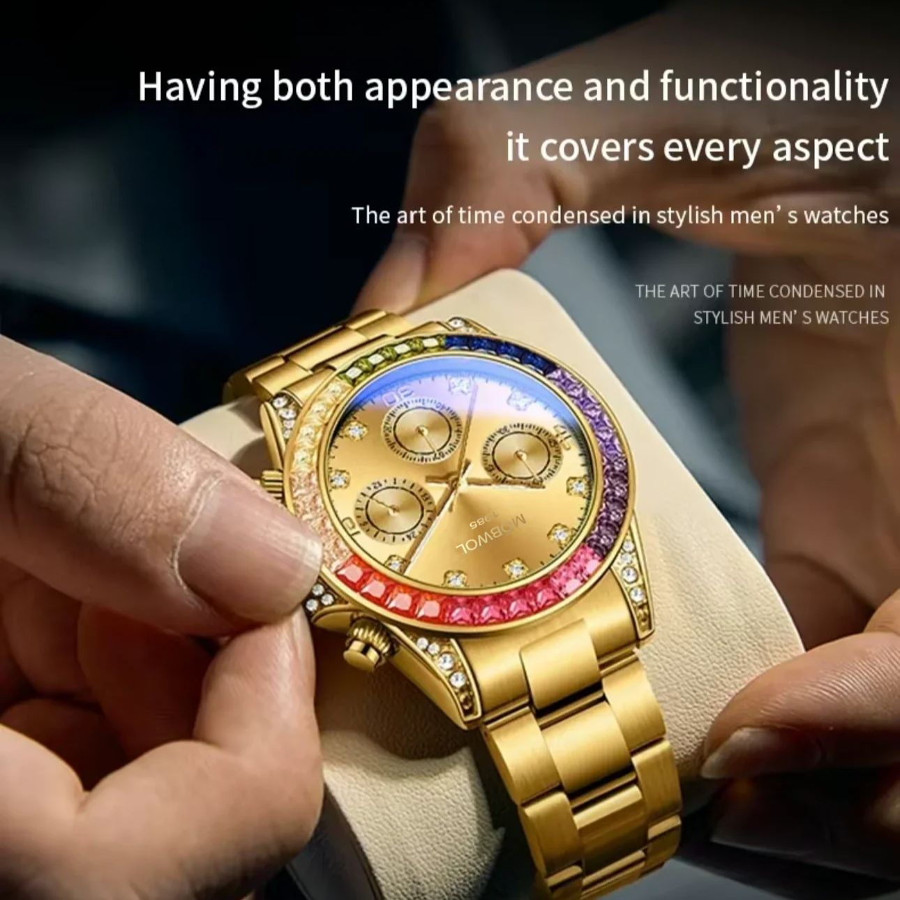 MOBWOL New Men Watch High-end  - Smartwatch New Watches For Men recension och pris