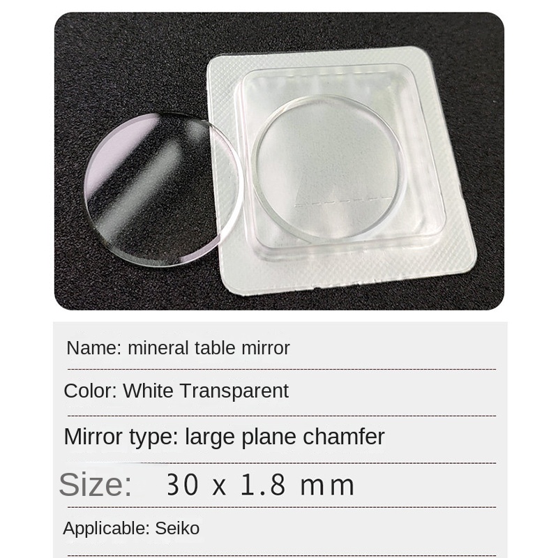 Flat Big Chamfer Thick Crystal - Watch Crystal Replacement recension och pris