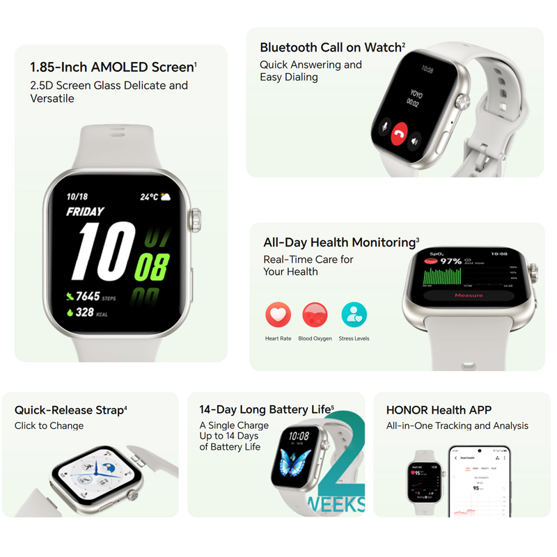 HONOR CHOICE Watch 2i Global V - Watch Esim recension och pris