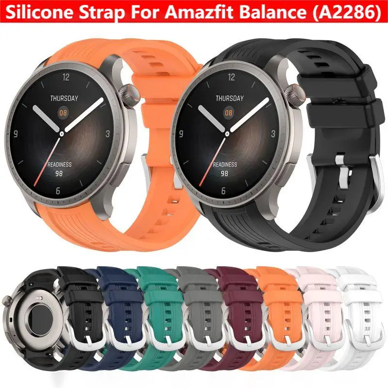 Silicone Strap for Amazfit Bal - Smartwatch Watches Amazfit recension och pris