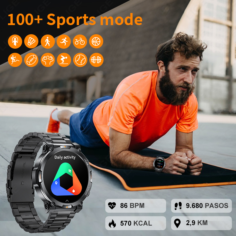 LIGE Outdoor Sports Smart Watc - Smartwatch Latest Watches For Men recension och pris