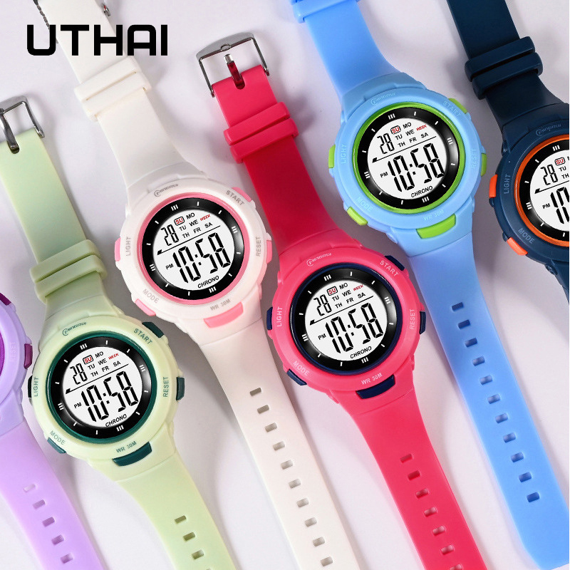 UTHAI CE49 Kids Watches Fashio - Smartwatch Digital Watches For Kid Boy With Alarm recension och pris