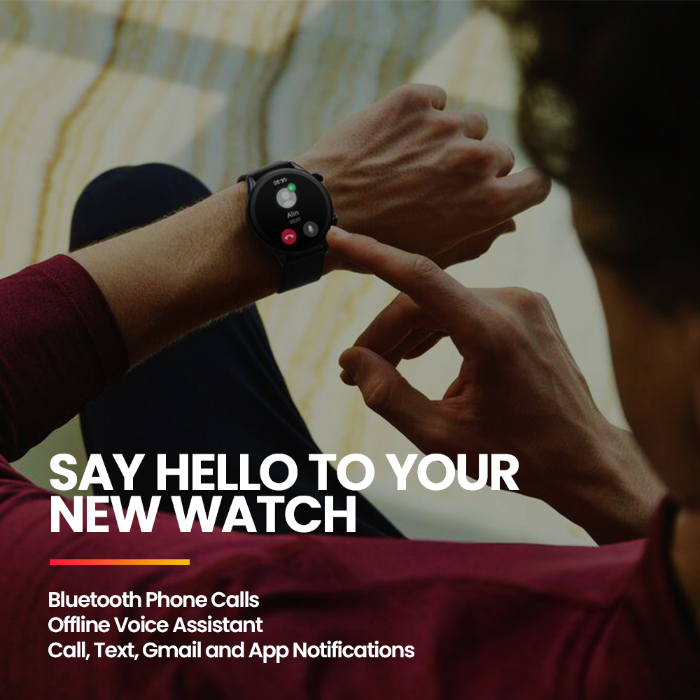 New Zeblaze Btalk 3 Plus Voice - Smartwatch New Watches For Men recension och pris