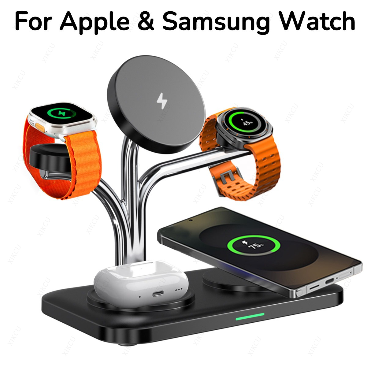 5 IN 1 Magnetic Wireless Charg - Smartwatch Apple Watch recension och pris