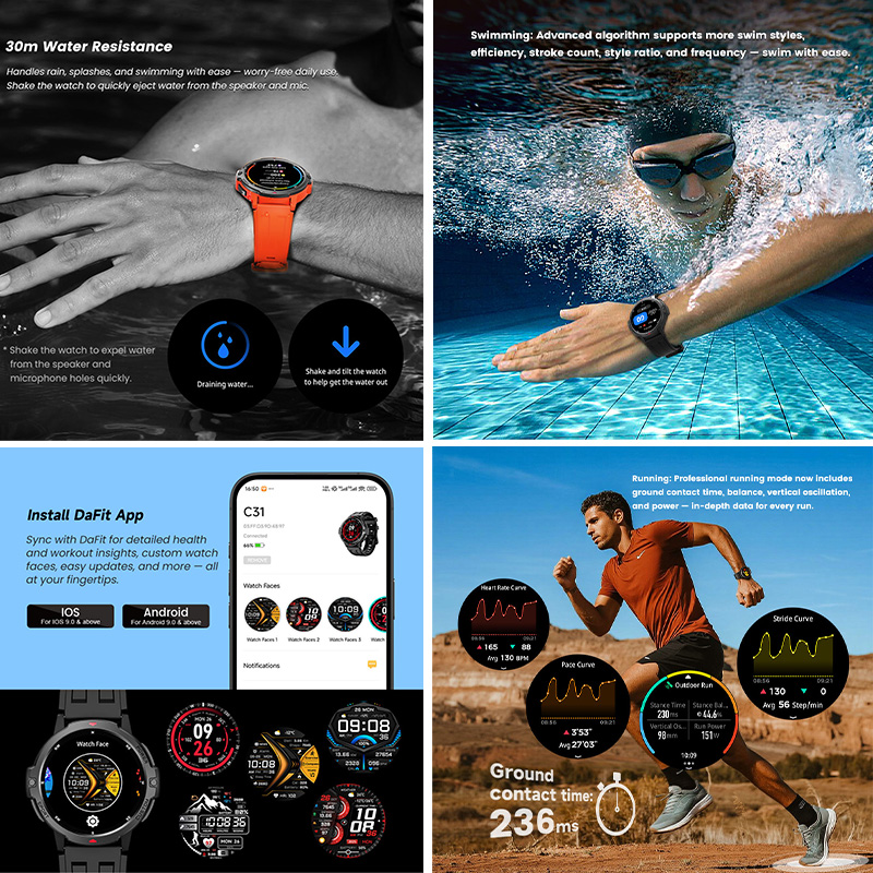 NEW Military GPS Smartwatch 3A - Timex Watches Smartwatch recension och pris