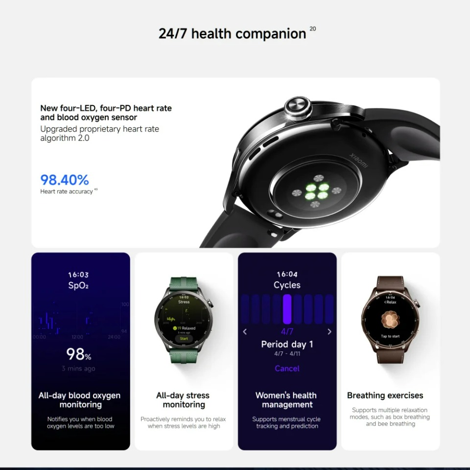 Global Version Xiaomi Watch S5 - Timex Watches Smartwatch recension och pris