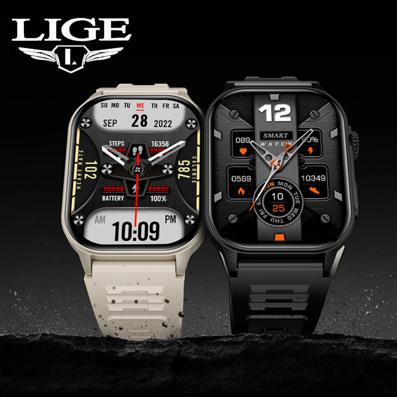 LIGE Smart Watch for Men 3ATM  - Smartwatch Latest Watches For Men recension och pris